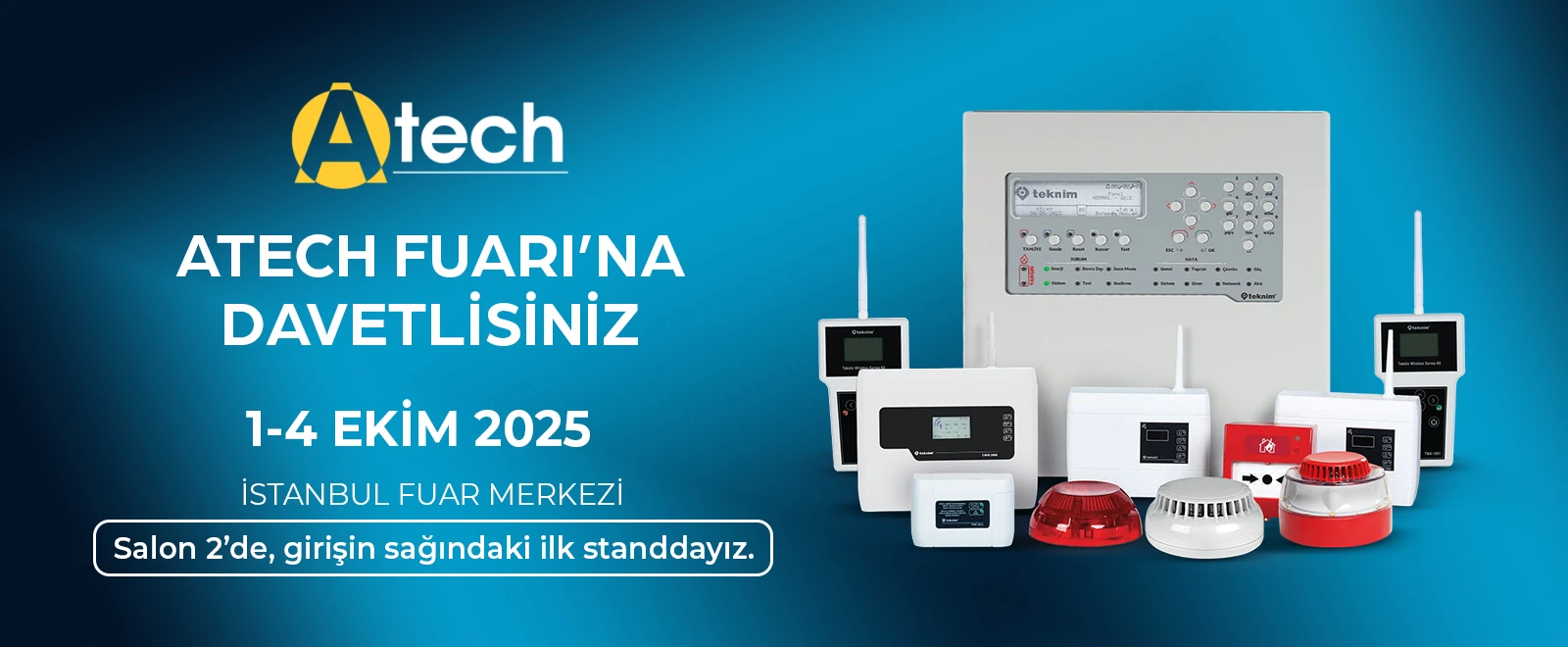 ATECH FUARI'NA DAVETLİSİNİZ